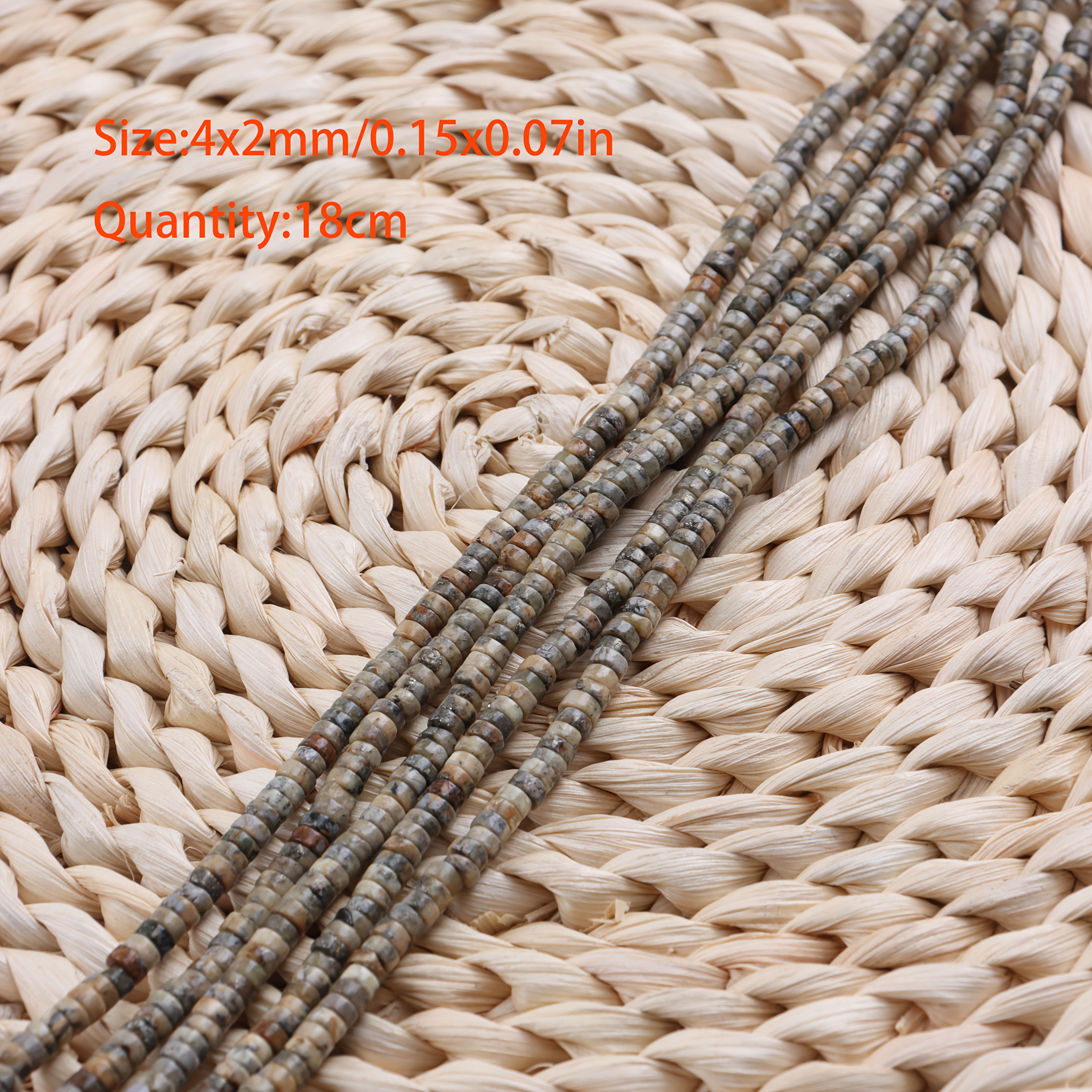 Natural Sea Sediment Jasper Stone Beads for DIY Jewelry Making